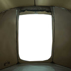 Tenda da Pesca per 4 Persone Marrone Impermeabile