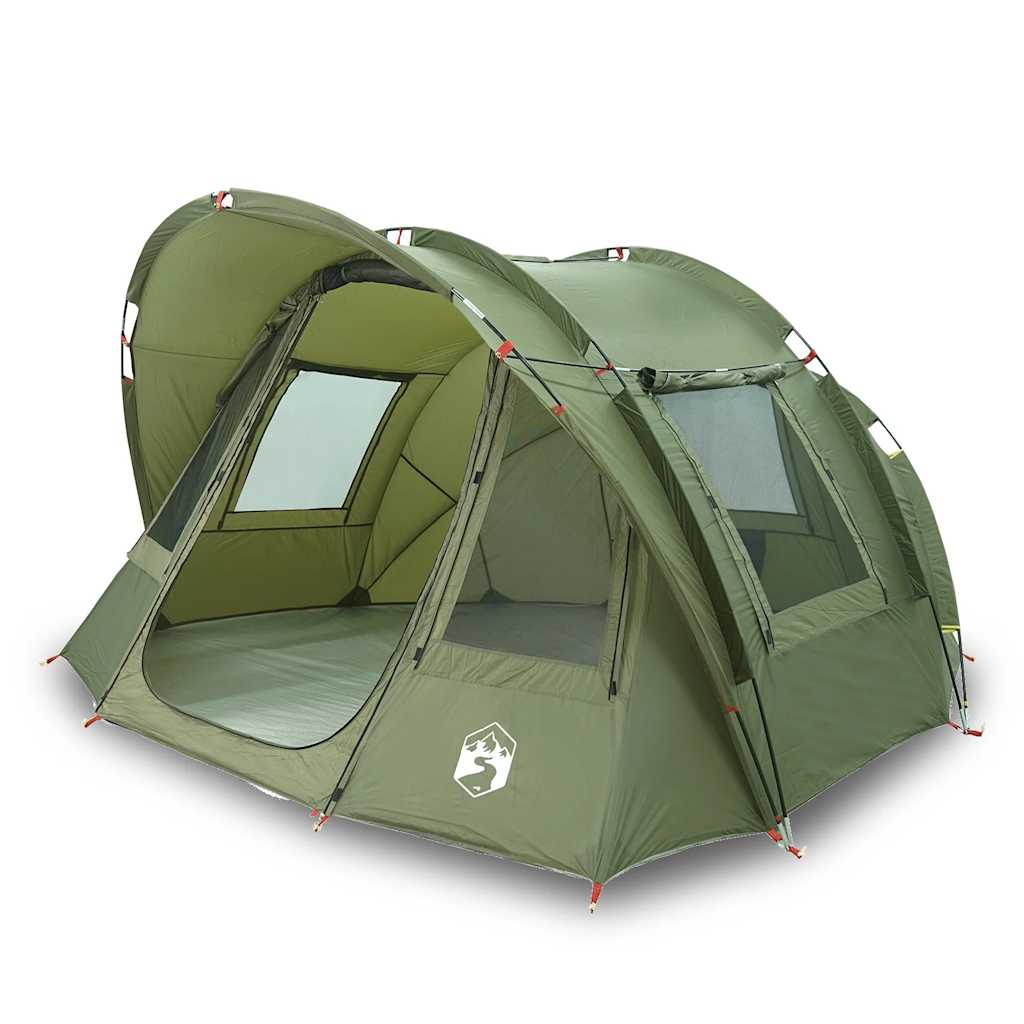 Tenda da Pesca per 2 Persone Verde Oliva Impermeabile