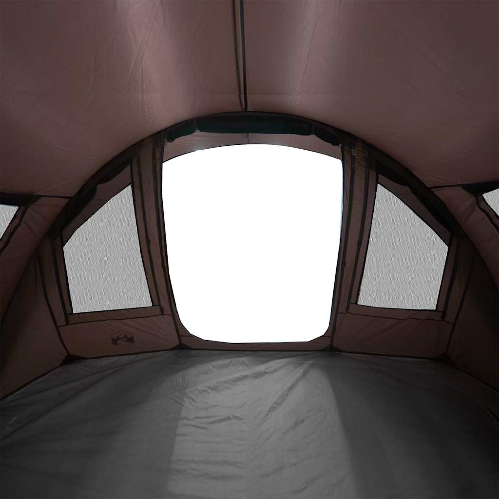 Tenda da Pesca per 2 Persone Marrone Impermeabile
