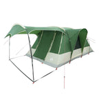 Tenda da Campeggio a Tunnel per 5 Persone Verde Impermeabile