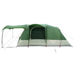 Tenda da Campeggio a Tunnel per 5 Persone Verde Impermeabile