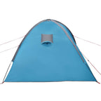 Tenda da Campeggio a Cupola per 8 Persone Blu Impermeabile