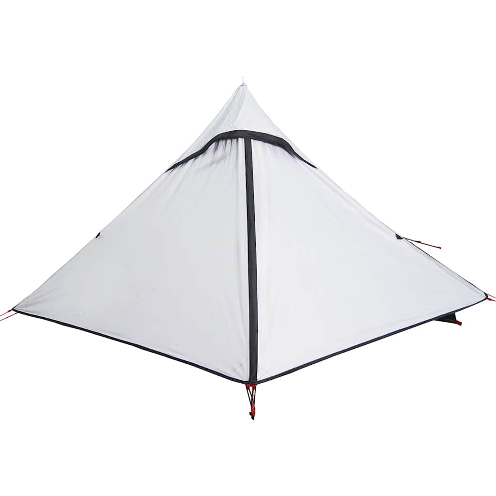 Tenda Campeggio 2 Persone Bianca Tessuto Oscurante Impermeabile