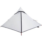 Tenda Campeggio 2 Persone Bianca Tessuto Oscurante Impermeabile