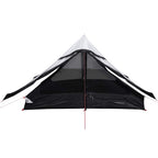 Tenda Campeggio 2 Persone Bianca Tessuto Oscurante Impermeabile