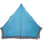 Tenda Familiare Tipi per 6 Persone Blu Impermeabile