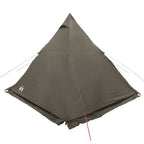 Tenda Familiare Tipi per 6 Persone Marrone Impermeabile