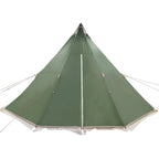 Tenda Familiare Tipi per 8 Persone Verde Impermeabile