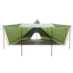 Tenda Familiare Tipi per 8 Persone Verde Impermeabile