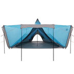 Tenda Familiare Tipi per 8 Persone Blu Impermeabile
