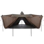 Tenda Familiare Tipi per 8 Persone Marrone Impermeabile
