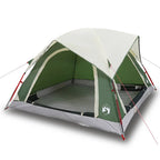 Tenda da Campeggio a Cabina per 4 Persone Verde Impermeabile