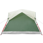 Tenda da Campeggio a Cabina per 4 Persone Verde Impermeabile
