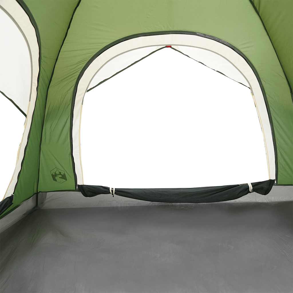 Tenda da Campeggio a Cabina per 4 Persone Verde Impermeabile