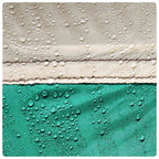 Tenda da Spiaggia 3 Persone Verde Mare Impermeabile