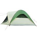 Tenda Familiare a Tunnel per 6 Persone Verde Impermeabile