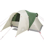 Tenda da Campeggio a Cupola per 6 Persone Verde Impermeabile