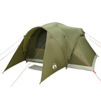 Tenda Familiare a Cupola 6 Persone Verde Oliva Impermeabile