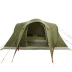 Tenda Familiare a Cupola 6 Persone Verde Oliva Impermeabile
