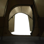 Tenda da Campeggio a Cupola per 6 Persone Marrone Impermeabile