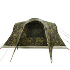 Tenda da Campeggio a Cupola per 6 Persone Mimetica Impermeabile