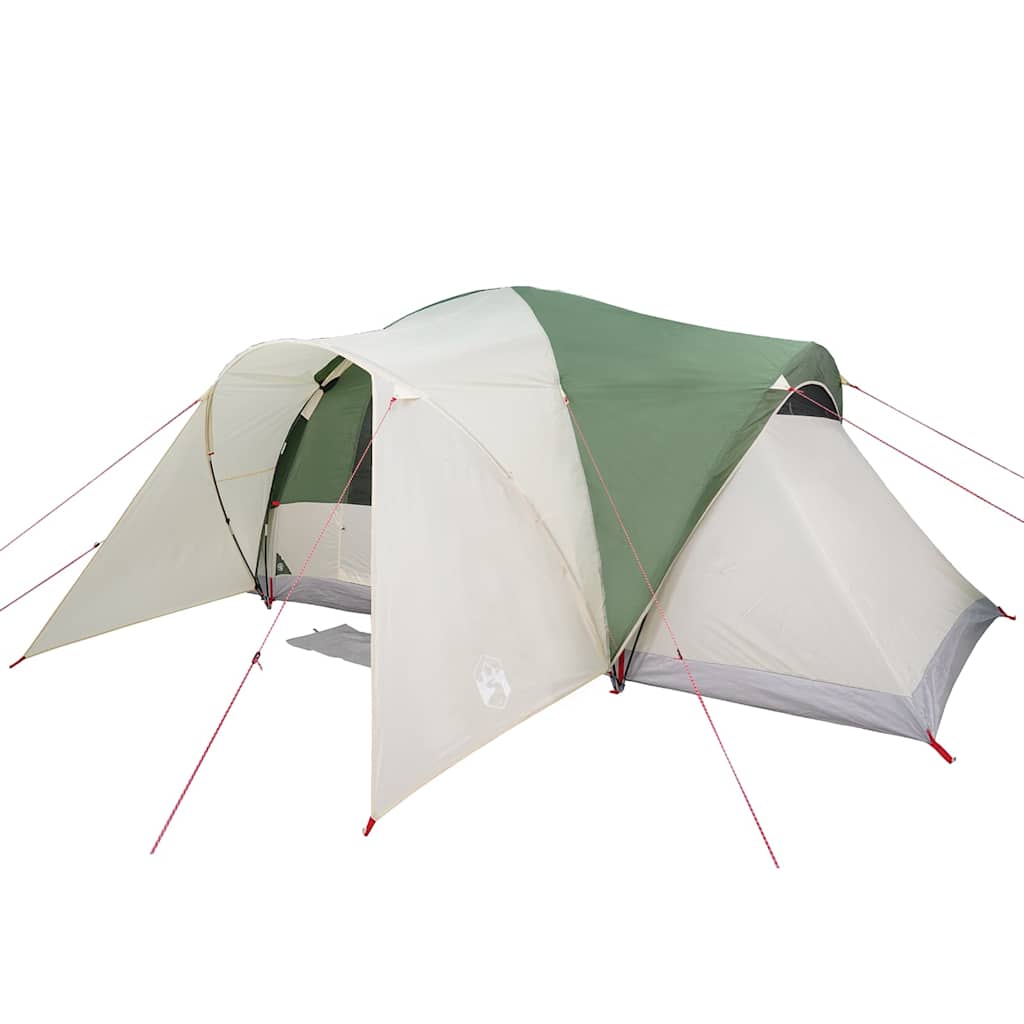 Tenda da Campeggio a Cupola per 6 Persone Verde Impermeabile