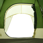 Tenda da Campeggio a Cupola per 6 Persone Verde Impermeabile