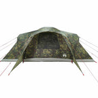 Tenda da Campeggio a Cupola per 6 Persone Mimetica Impermeabile