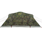 Tenda da Campeggio a Cupola per 6 Persone Mimetica Impermeabile
