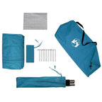 Tenda da Doccia Blu Impermeabile