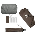 Tenda da Pesca Marrone Impermeabile