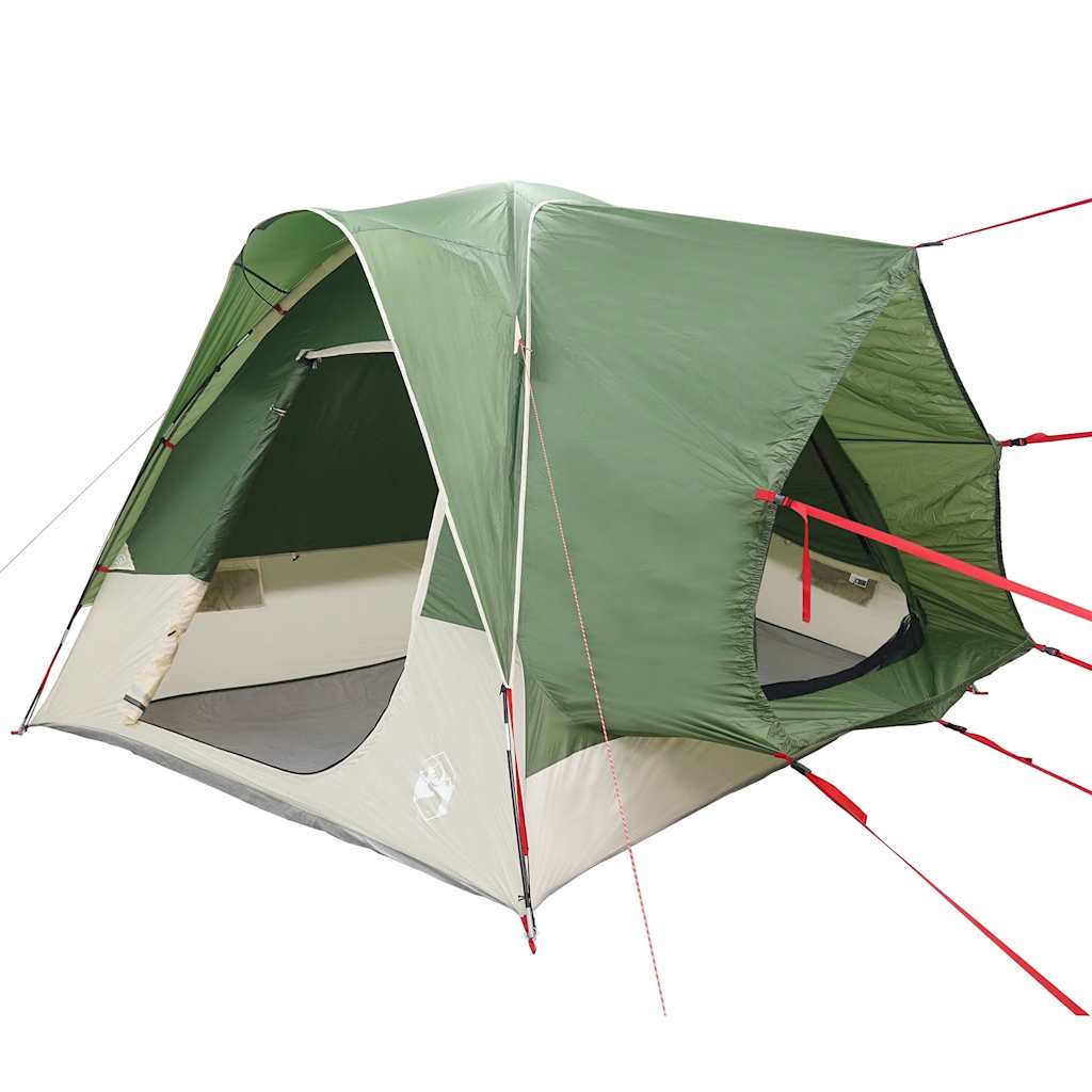 Tenda da Campeggio per Auto per 4 Persone Verde Impermeabile