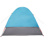 Tenda da Campeggio per Auto per 4 Persone Blu Impermeabile