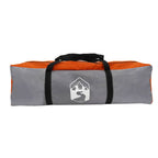Tenda da Campeggio 4 Persone Grigio e Arancione Impermeabile