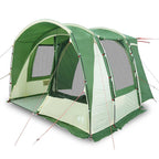 Tenda da Campeggio per Auto per 4 Persone Verde Impermeabile