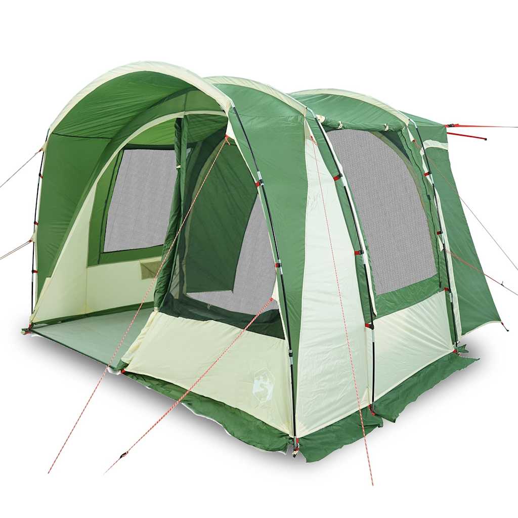 Tenda da Campeggio per Auto per 4 Persone Verde Impermeabile