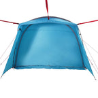 Tenda da Campeggio da Auto per 4 Persone Blu Impermeabile