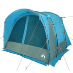 Tenda da Campeggio da Auto per 4 Persone Blu Impermeabile