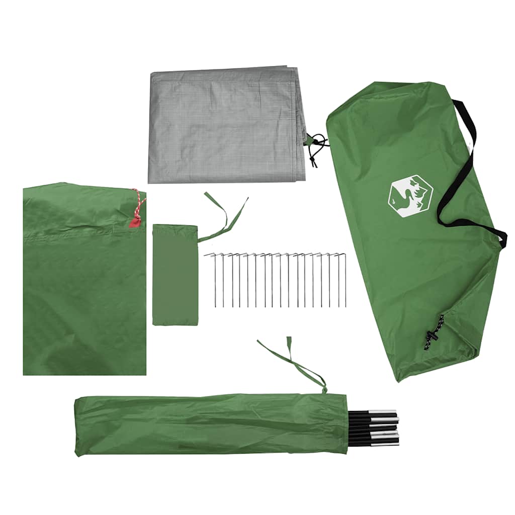 Tenda da Campeggio per Auto per 2 Persone Verde Impermeabile