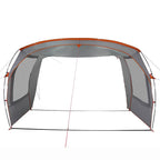 Tenda da Campeggio per Auto Grigio e Arancione Impermeabile