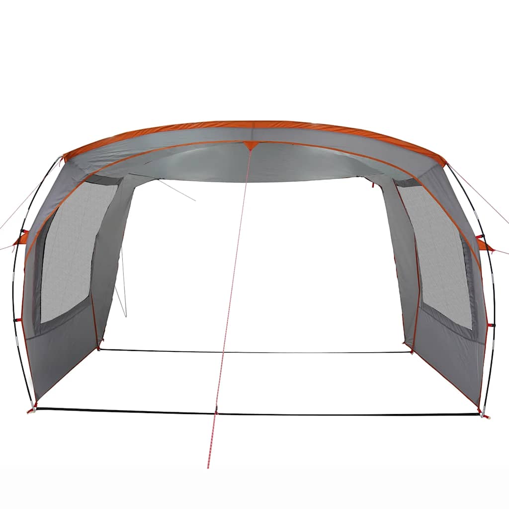 Tenda da Campeggio per Auto Grigio e Arancione Impermeabile