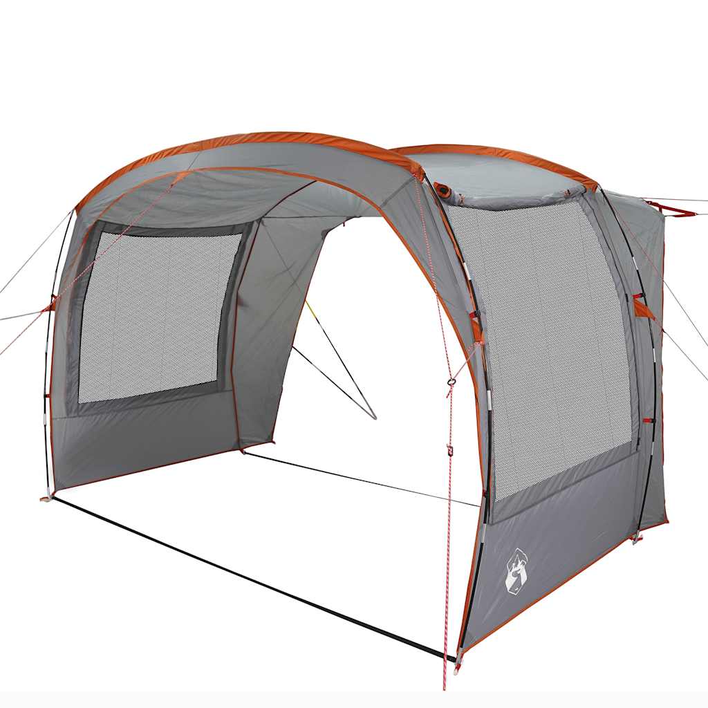 Tenda da Campeggio per Auto Grigio e Arancione Impermeabile
