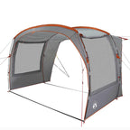 Tenda da Campeggio per Auto Grigio e Arancione Impermeabile