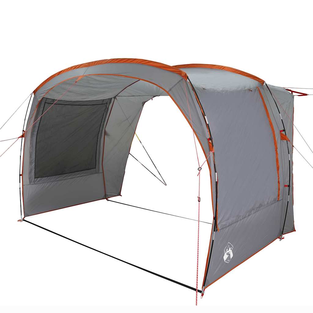 Tenda da Campeggio per Auto Grigio e Arancione Impermeabile