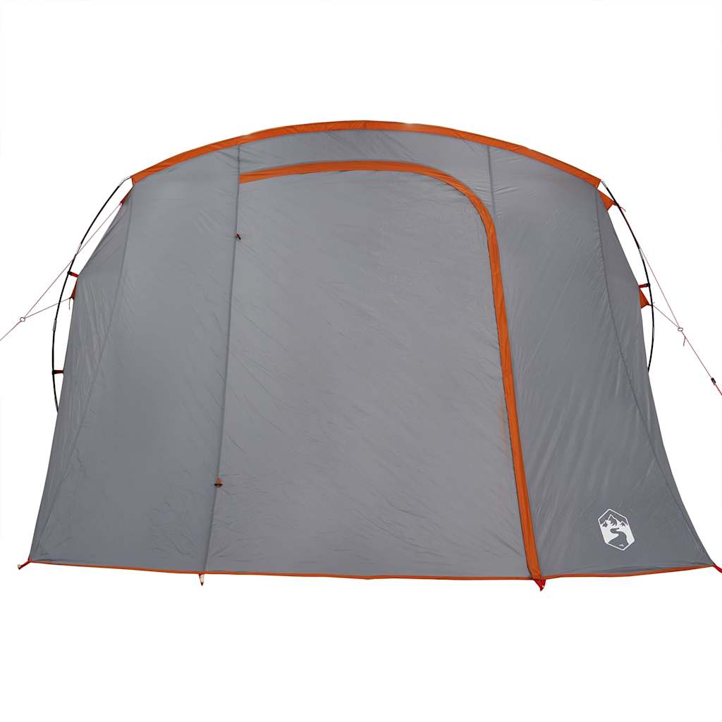 Tenda da Campeggio per Auto Grigio e Arancione Impermeabile