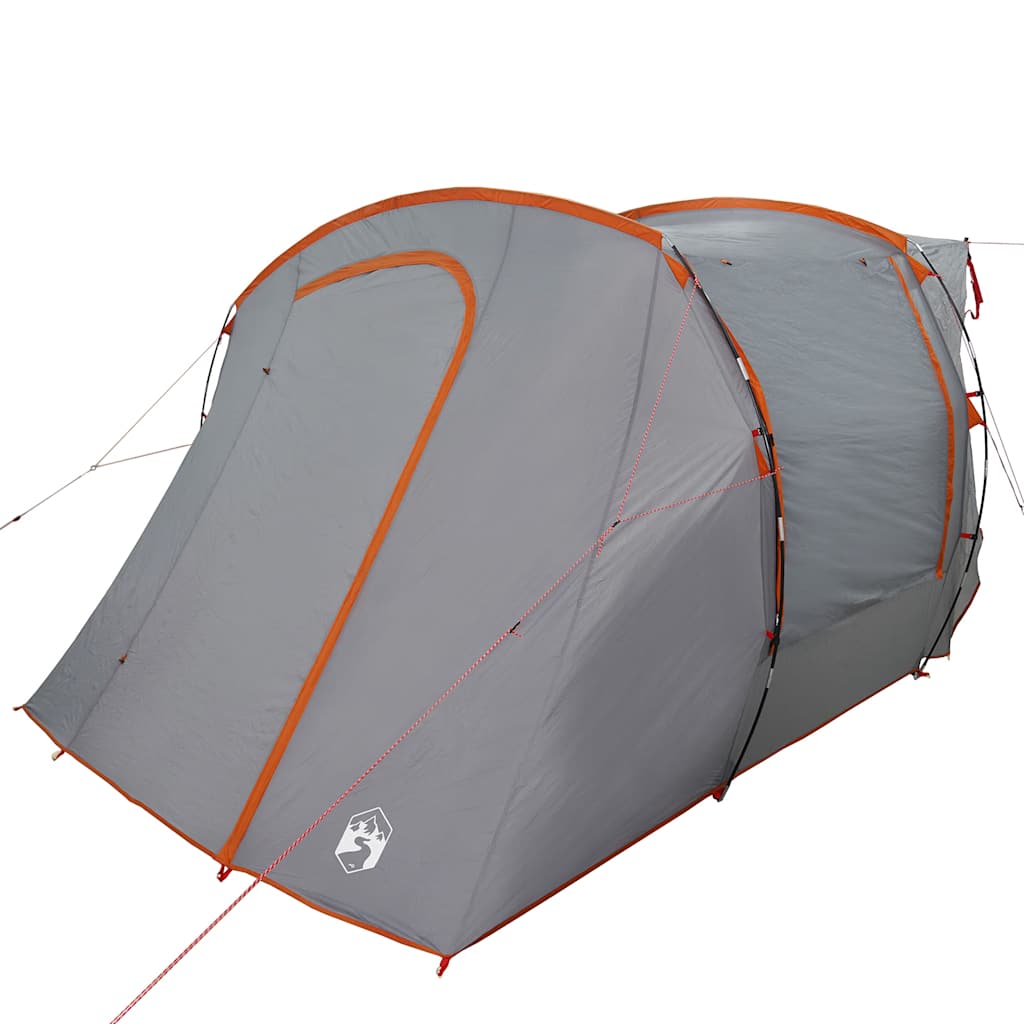 Tenda da Campeggio per Auto Grigio e Arancione Impermeabile