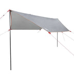 Tenda da Campeggio per Auto Grigio e Arancione Impermeabile