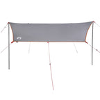 Tenda da Campeggio per Auto Grigio e Arancione Impermeabile