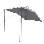 Tenda da Campeggio per Auto Grigio e Arancione Impermeabile