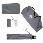 Tenda da Campeggio per Auto Grigio e Arancione Impermeabile